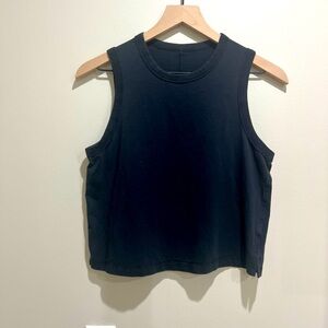 Lululemon Classic-Fit Cotton Blend Tank Black Size 4